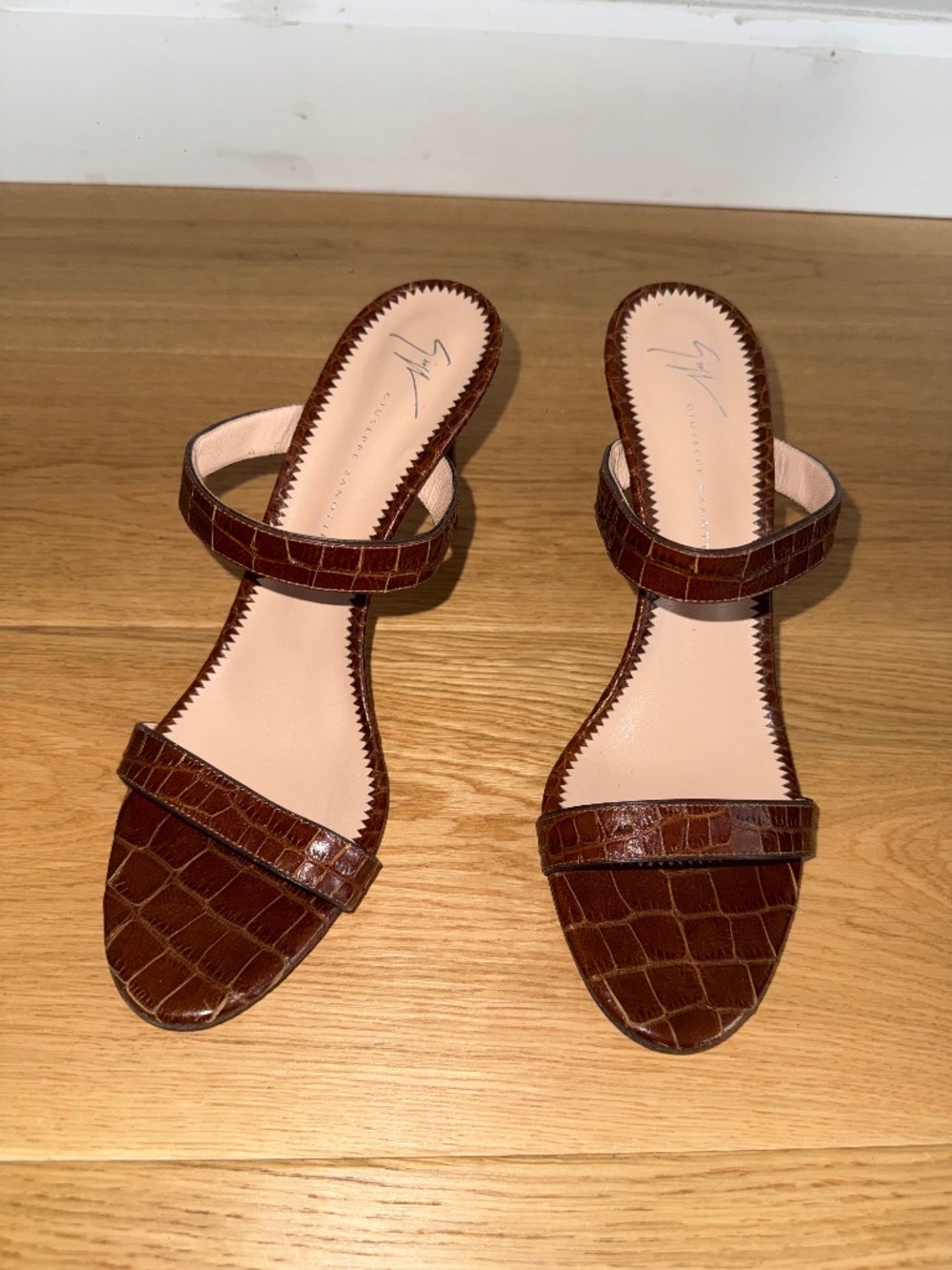 Giuseppe Zanotti Croc Mules size 10